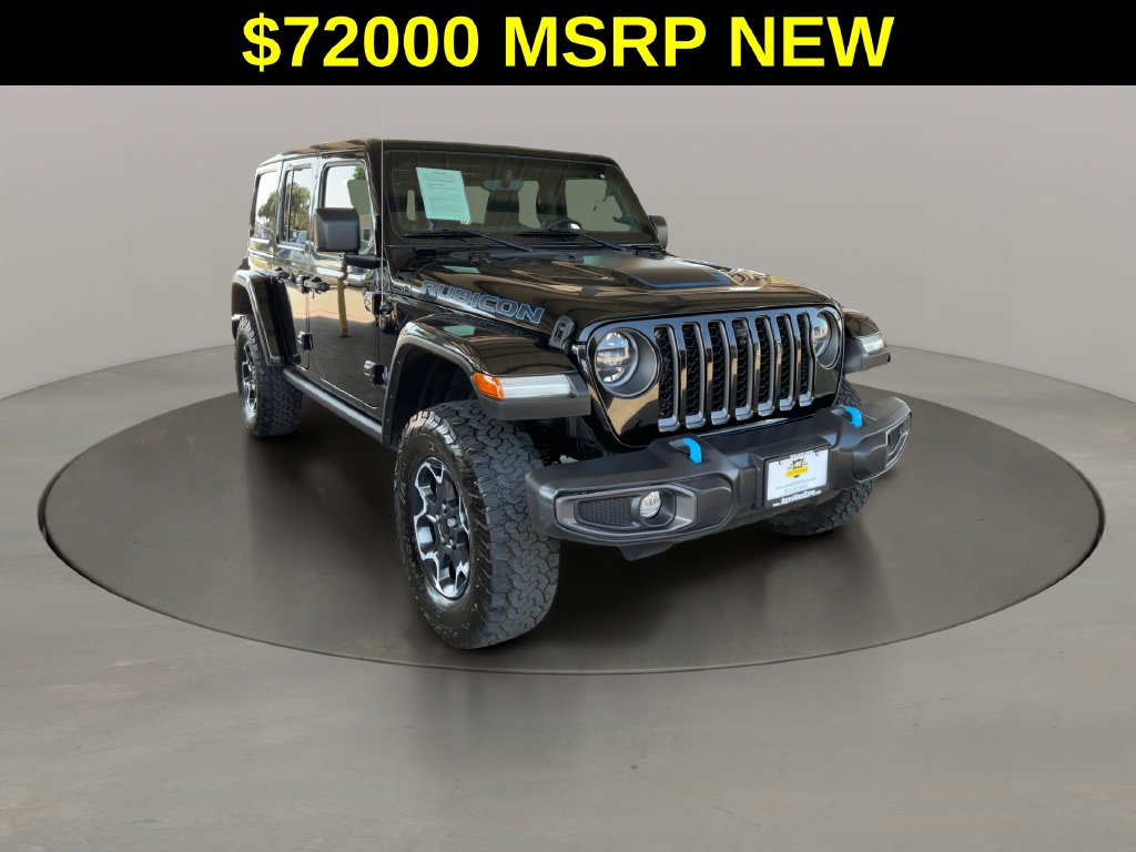 Black Clearcoat 2023 Jeep Wrangler 4xe SUV / Crossover Four-Wheel Drive 8-Speed Automatic