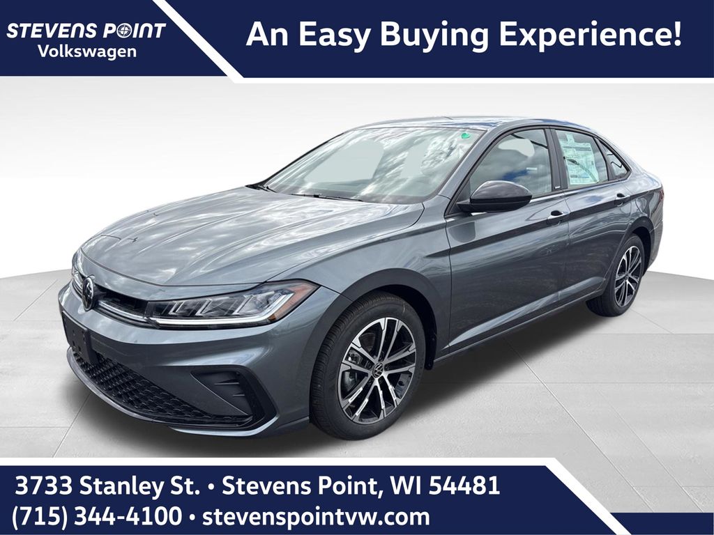 Platinum Gray Metallic 2026 Volkswagen Jetta Sedan Front-Wheel Drive 8-Speed Automatic