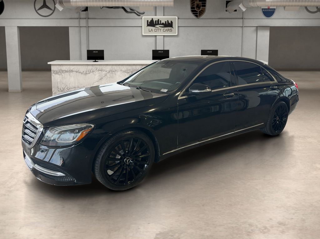 Black 2018 Mercedes-Benz S-Class Sedan All-Wheel Drive 9-Speed Automatic
