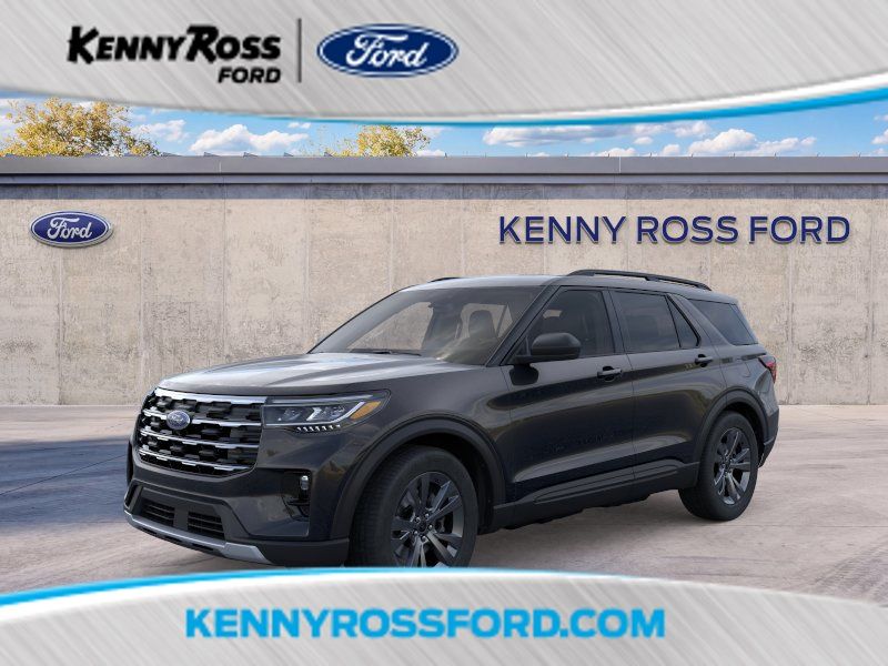 Agate Black Metallic 2026 Ford Explorer SUV / Crossover All-Wheel Drive Automatic
