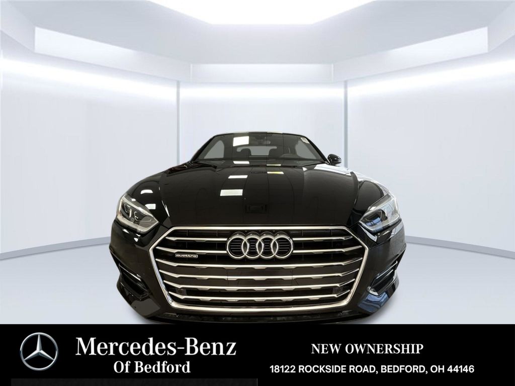 Black Metallic 2018 Audi A5 Convertible All-Wheel Drive 7-Speed Automatic