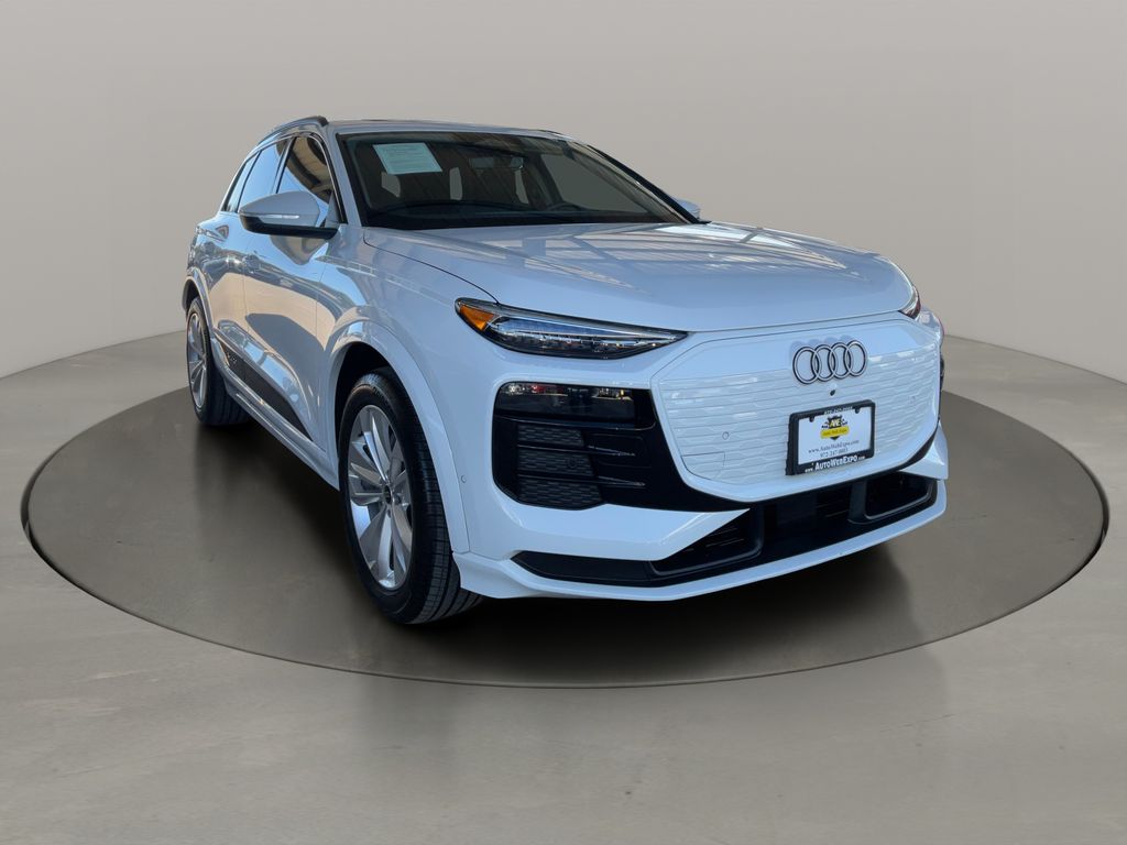 Glacier White Metallic 2025 Audi Q6 e-tron Premium Plus RWD SUV / Crossover Rear-Wheel Drive Automatic