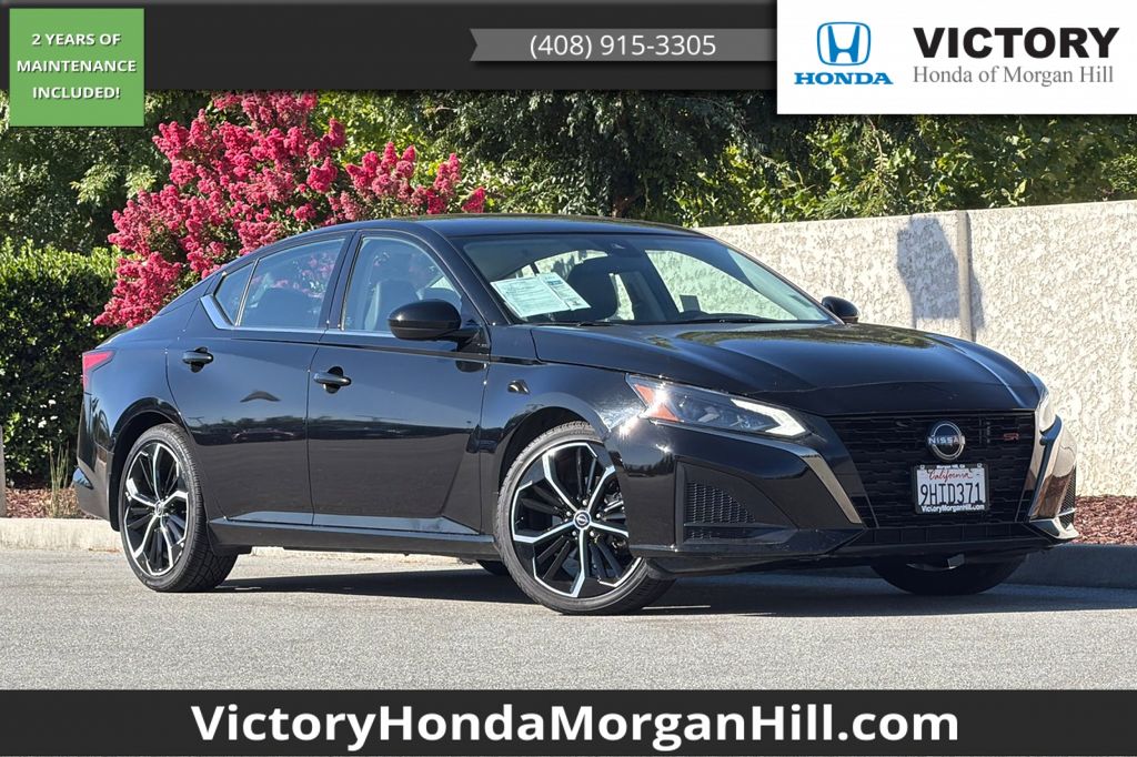 Super Black 2024 Nissan Altima Sedan Front-Wheel Drive Continuously Variable Transmission