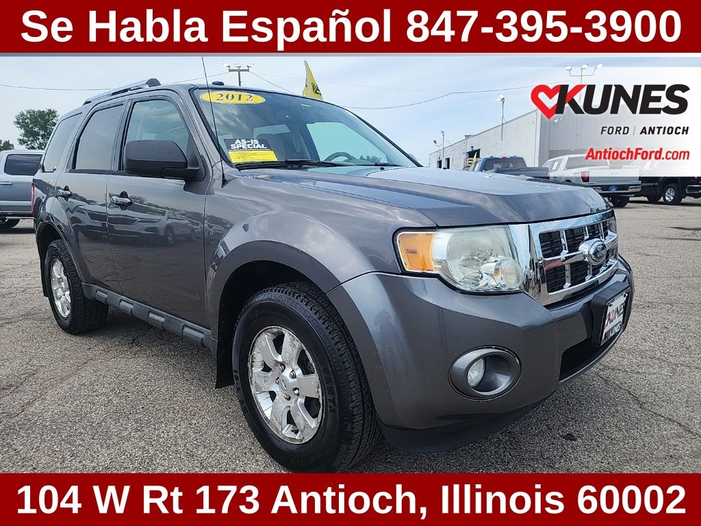Sterling Gray Metallic 2012 Ford Escape SUV / Crossover All-Wheel Drive 6-Speed Automatic