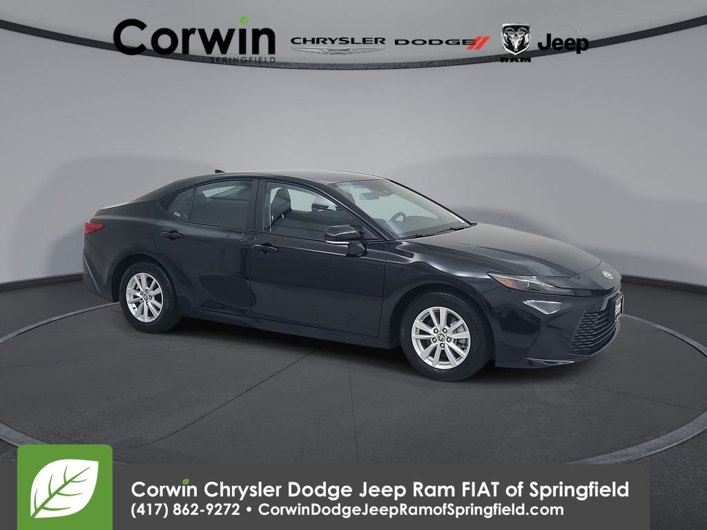 Midnight Black Metallic 2026 Toyota Camry LE FWD Sedan Front-Wheel Drive Continuously Variable Transmission