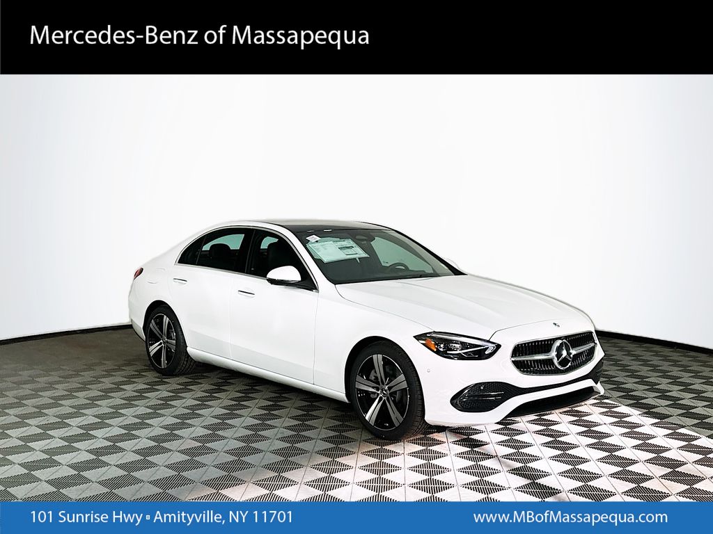 White 2026 Mercedes-Benz C-Class C 300 4MATIC Sedan All-Wheel Drive 9-Speed Automatic