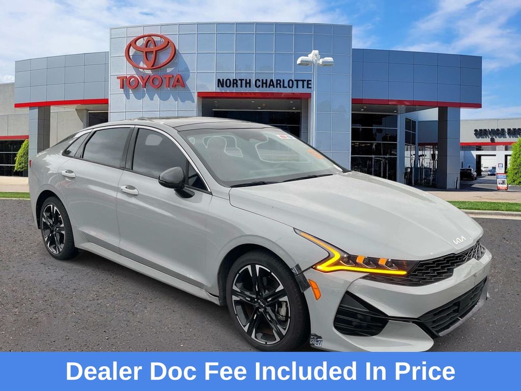 Wolf Gray 2022 Kia K5 Sedan Front-Wheel Drive 8-Speed Automatic