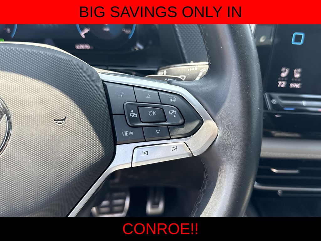2024 Volkswagen Atlas Cross Sport 2.0T SEL R-Line White at DeMontrond Gulf Freeway