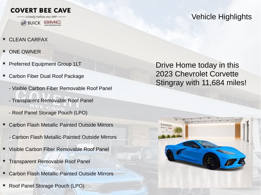 Used 2023 Blue Chevrolet Stingray image 6
