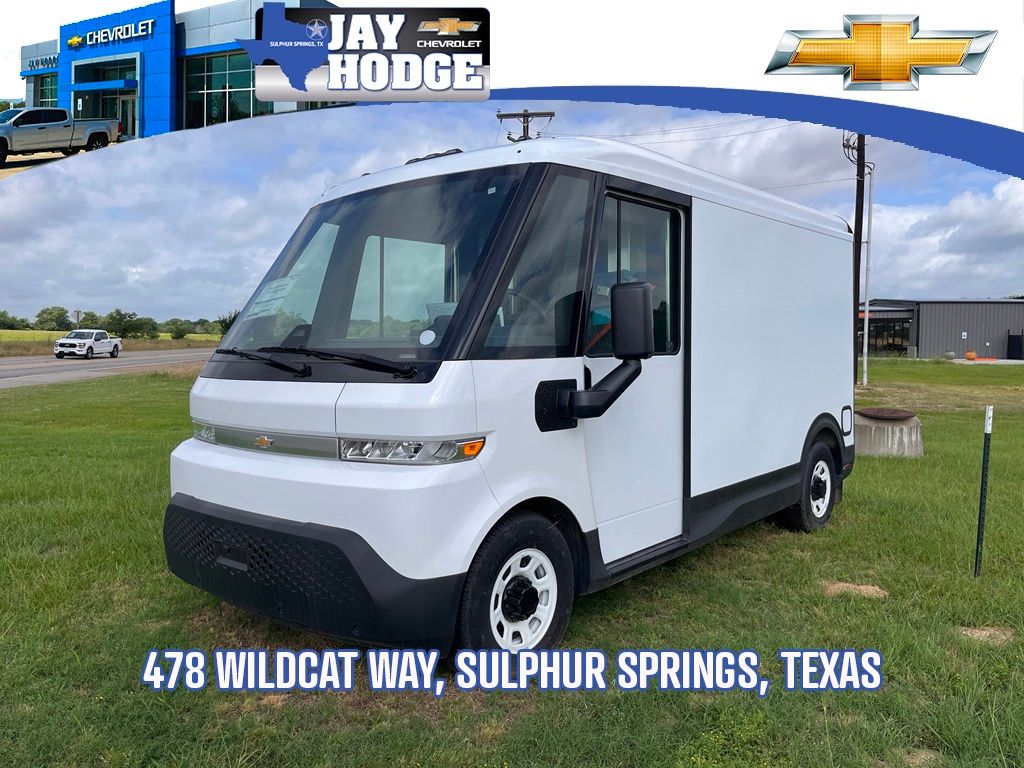 Oyster White 2025 Chevrolet BrightDrop 1-Speed Automatic