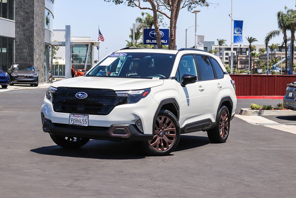 Crystal White Pearl 2026 Subaru Forester SUV / Crossover All-Wheel Drive Continuously Variable Transmission
