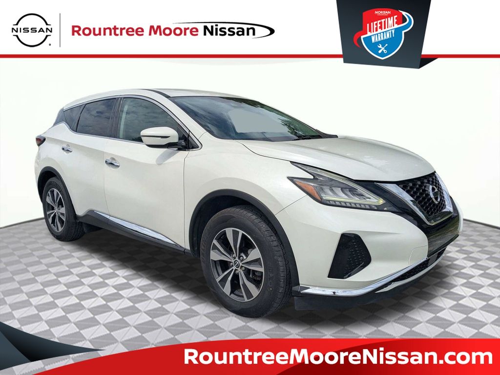 Pearl White 2020 Nissan Murano SUV / Crossover Front-Wheel Drive Continuously Variable Transmission