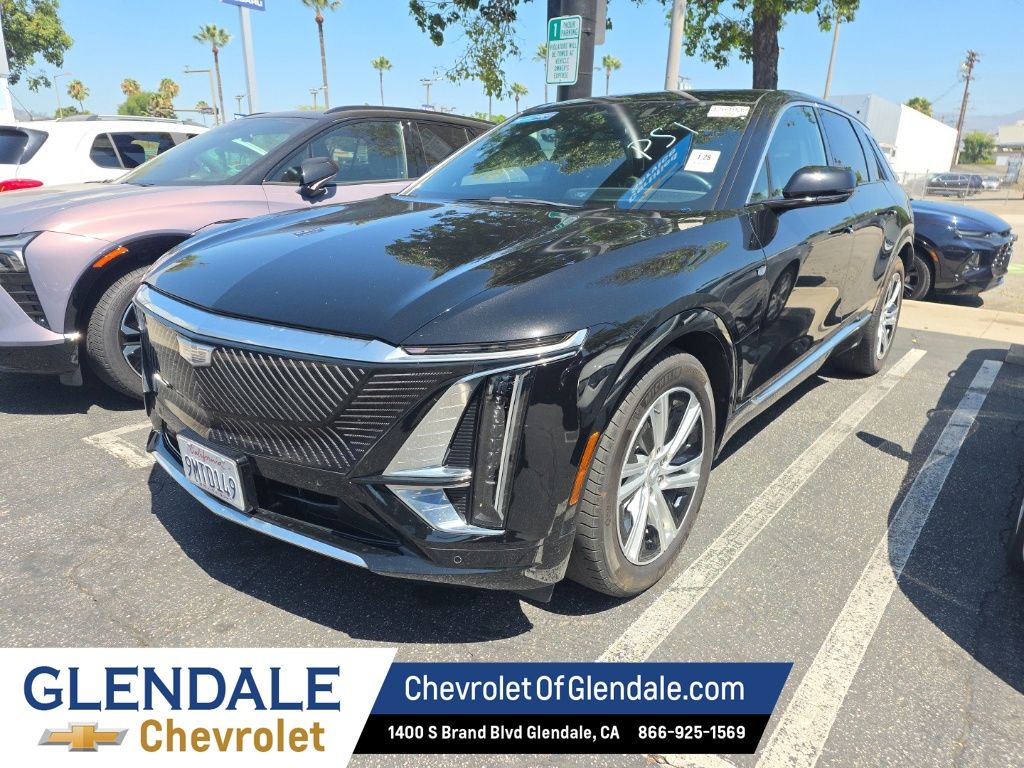 Stellar Black Metallic 2024 Cadillac LYRIQ SUV / Crossover Rear-Wheel Drive 1-Speed Automatic