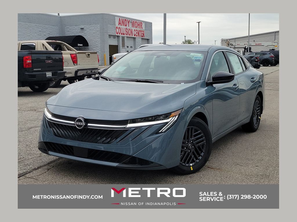 Atlantic Gray Metallic 2026 Nissan Sentra Sedan Front-Wheel Drive Continuously Variable Transmission