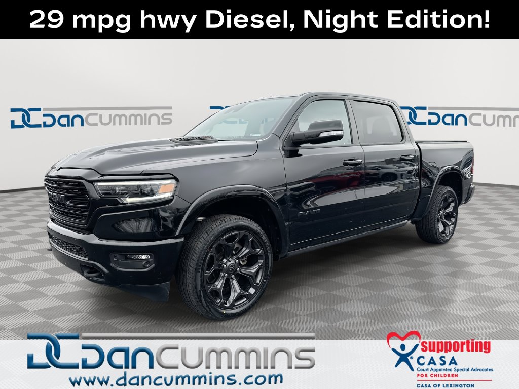 Diamond Black Crystal Pearlcoat 2021 RAM 1500 Pickup Truck Four-Wheel Drive 8-Speed Automatic