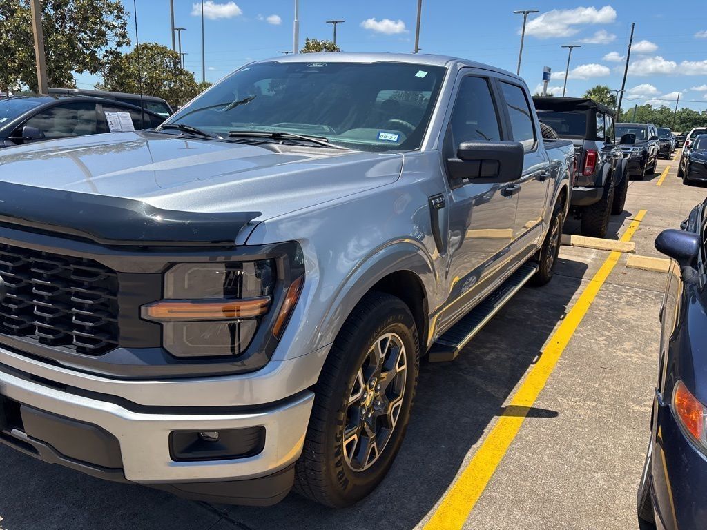 Iconic Silver Metallic 2025 Ford F-150 STX SuperCrew RWD Pickup Truck 4X2 Automatic