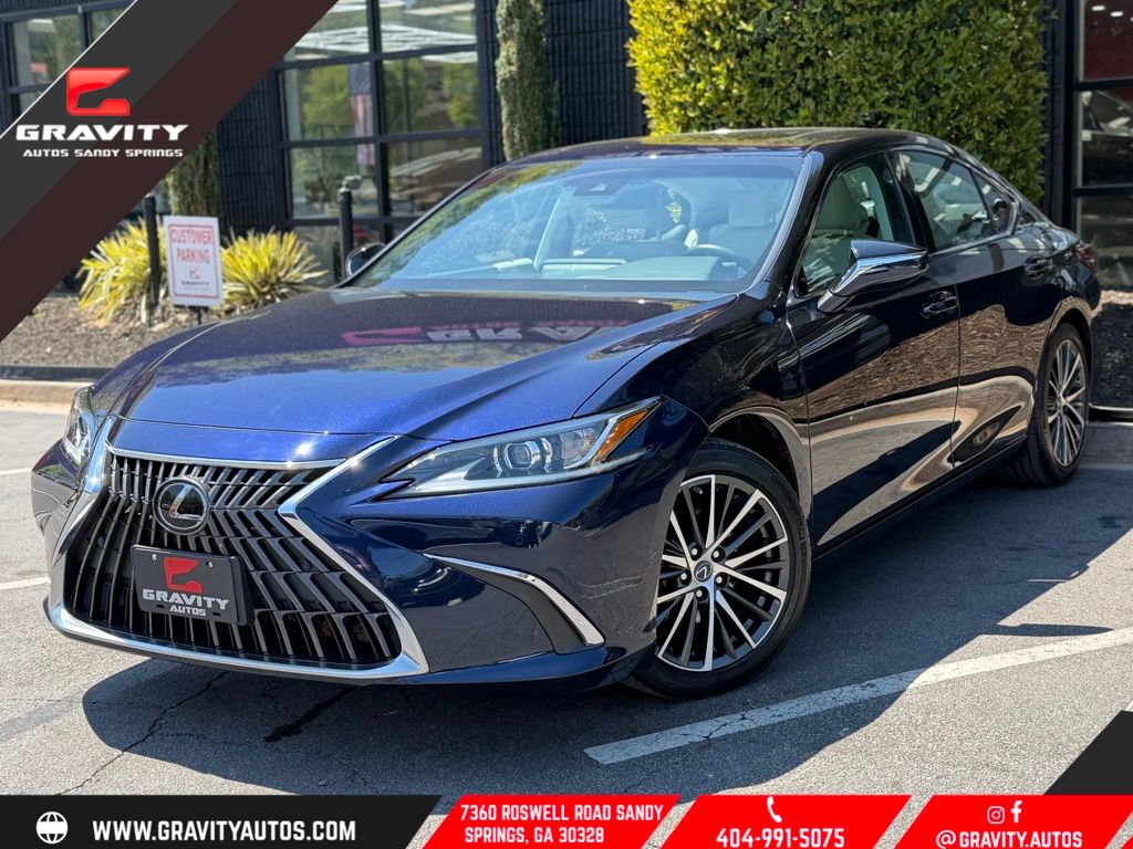 Blue 2023 Lexus ES 350 FWD Sedan Front-Wheel Drive 8-Speed Automatic