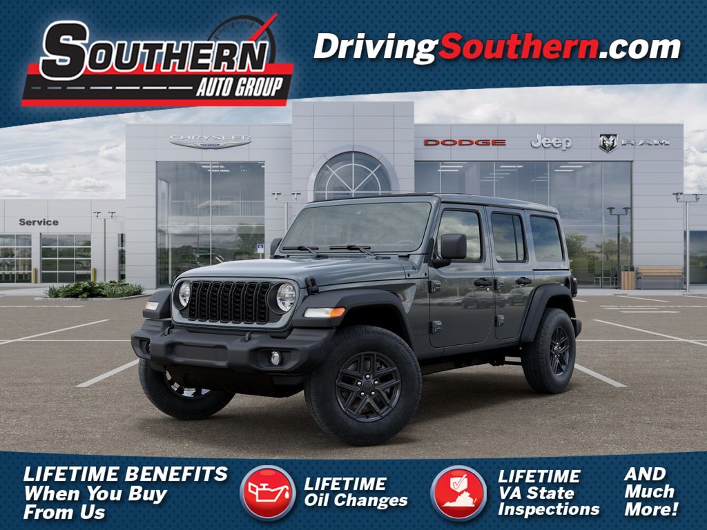 Anvil Clear Coat 2026 Jeep Wrangler Sport S 4-Door 4WD SUV / Crossover Four-Wheel Drive 8-Speed Automatic