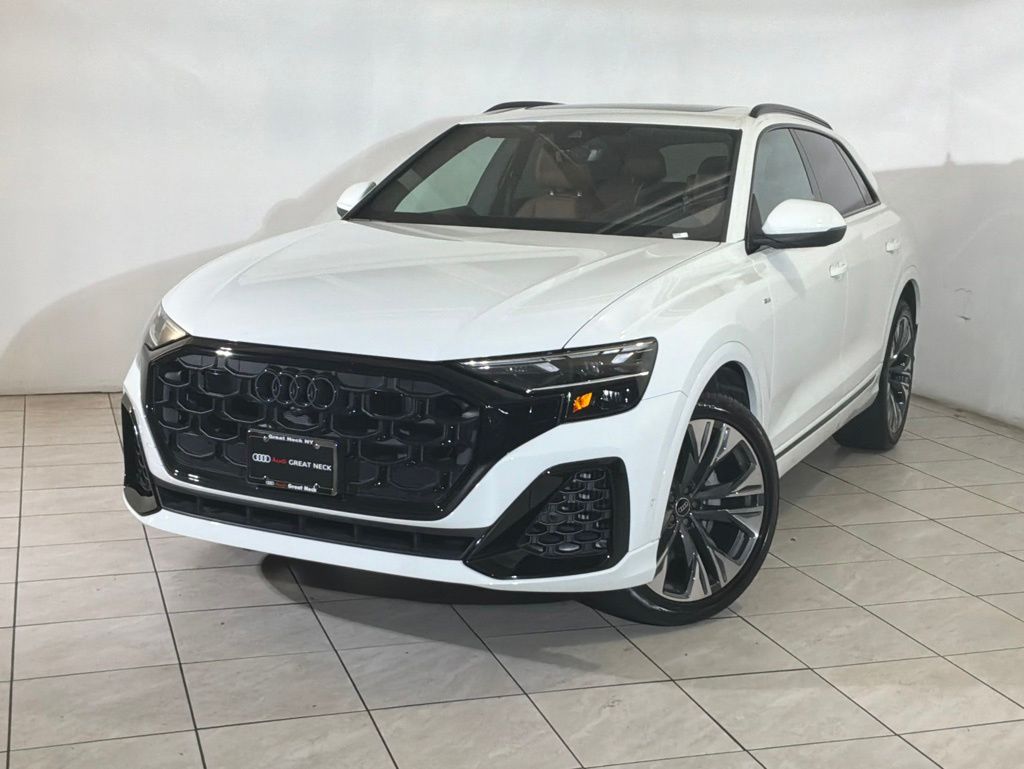 Carrara White 2025 Audi Q8 quattro Premium Plus 55 TFSI SUV / Crossover All-Wheel Drive 8-Speed Automatic