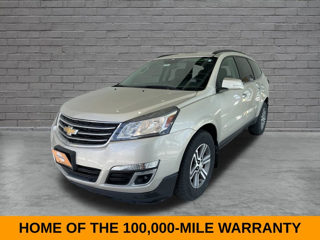 Champagne Silver Metallic 2016 Chevrolet Traverse SUV / Crossover All-Wheel Drive 6-Speed Automatic