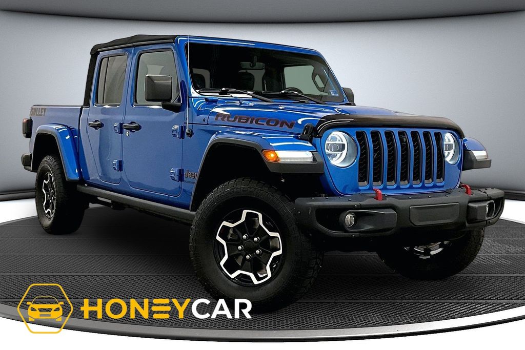 Hydro Blue Pearlcoat 2020 Jeep Gladiator Pickup Truck Four-Wheel Drive 6-Speed Manual
