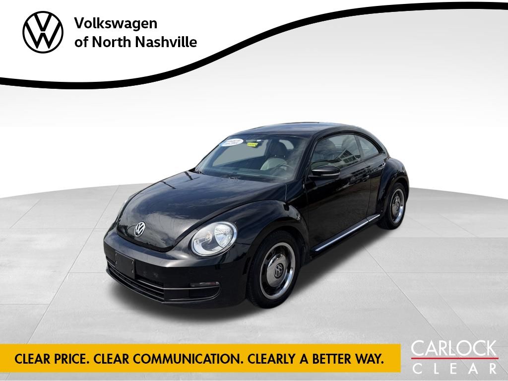 Black Uni 2015 Volkswagen Beetle Hatchback Front-Wheel Drive 6-Speed Automatic