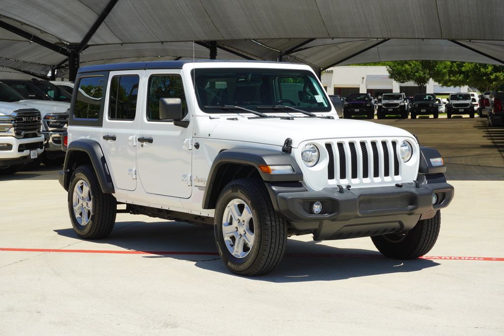 Used Car 2021 Jeep Wrangler  Unlimited Sport S For Sale Under $25,000 In Weatherford, Texas