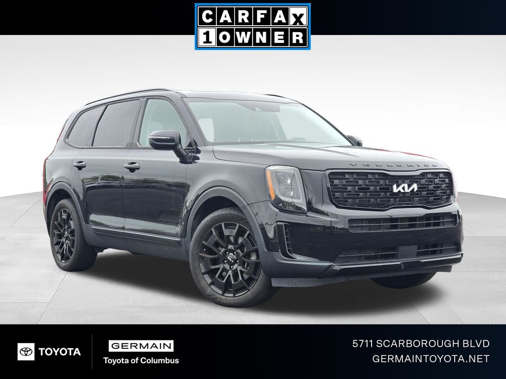 Ebony Black 2022 Kia Telluride SUV / Crossover All-Wheel Drive 8-Speed Automatic