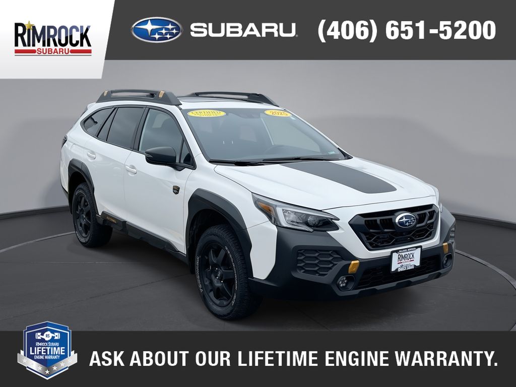 Crystal White Pearl 2025 Subaru Outback Wilderness AWD SUV / Crossover All-Wheel Drive Continuously Variable Transmission