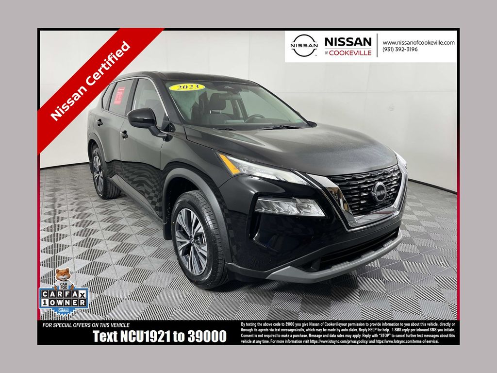 Super Black 2023 Nissan Rogue SUV / Crossover Front-Wheel Drive Continuously Variable Transmission