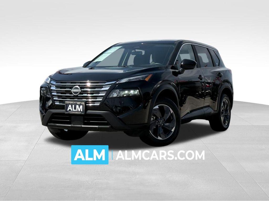 Super Black 2025 Nissan Rogue SV FWD SUV / Crossover Front-Wheel Drive Continuously Variable Transmission