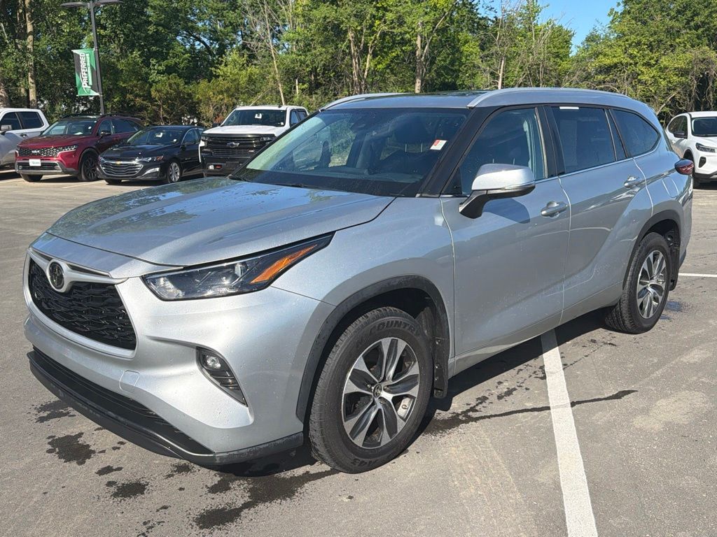 Celestial Silver Metallic 2023 Toyota Highlander SUV / Crossover All-Wheel Drive 8-Speed Automatic