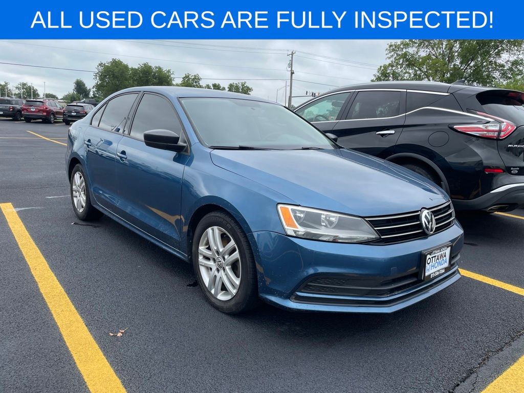 Blue Metallic 2015 Volkswagen Jetta Sedan Front-Wheel Drive 6-Speed Dual Clutch