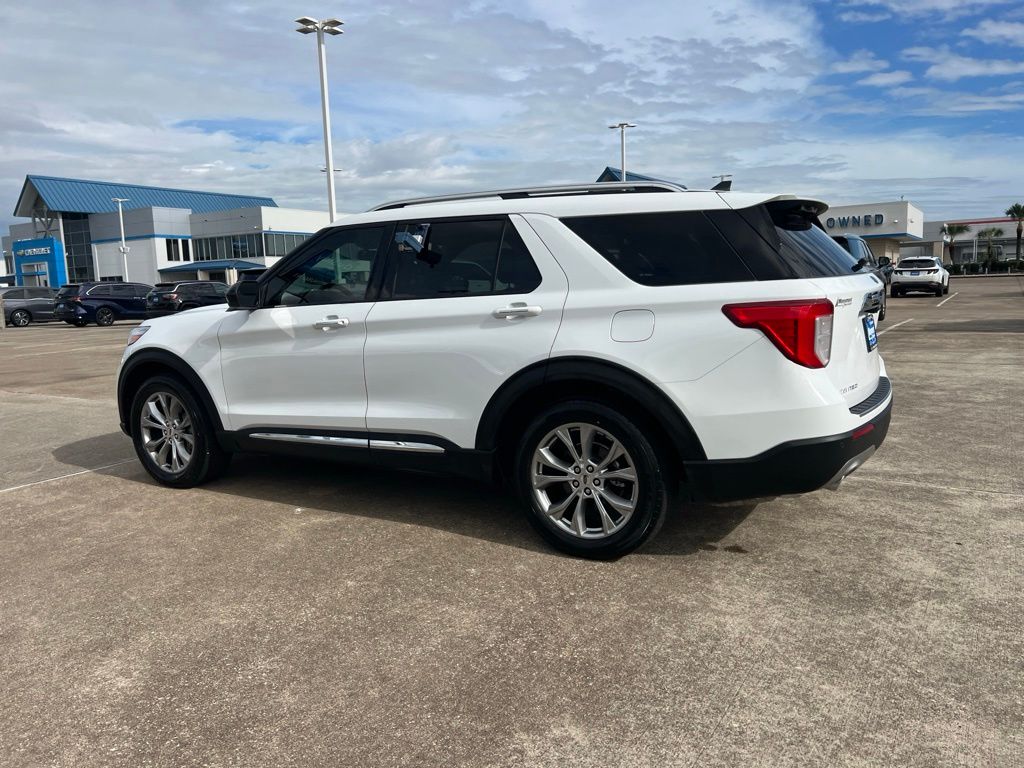 2022 Ford Explorer Limited White at Shottenkirk Kia Fort Bend