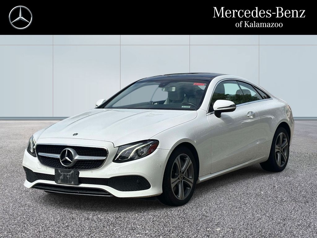 Polar White 2018 Mercedes-Benz E-Class E 400 4MATIC Coupe AWD Coupe All-Wheel Drive 9-Speed Automatic