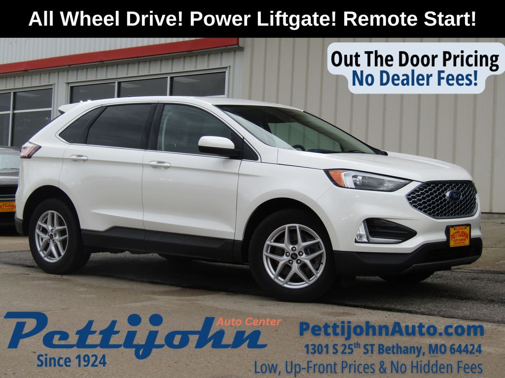 White Metallic 2024 Ford Edge SUV / Crossover All-Wheel Drive 8-Speed Automatic