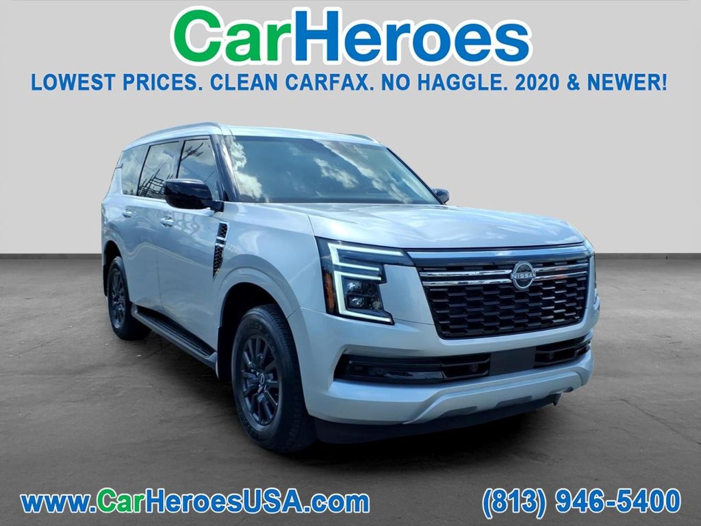 Brilliant Silver Metallic 2025 Nissan Armada SUV / Crossover 4X2 9-Speed Automatic