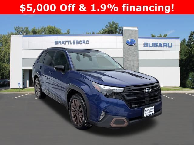 Sapphire Blue Pearl 2026 Subaru Forester SUV / Crossover All-Wheel Drive Continuously Variable Transmission