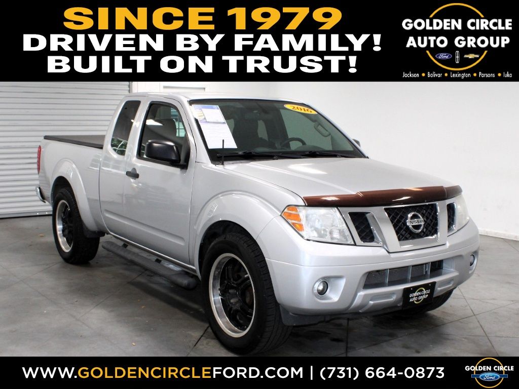 Brilliant Silver 2016 Nissan Frontier Pickup Truck 4X2 5-Speed Manual Overdrive