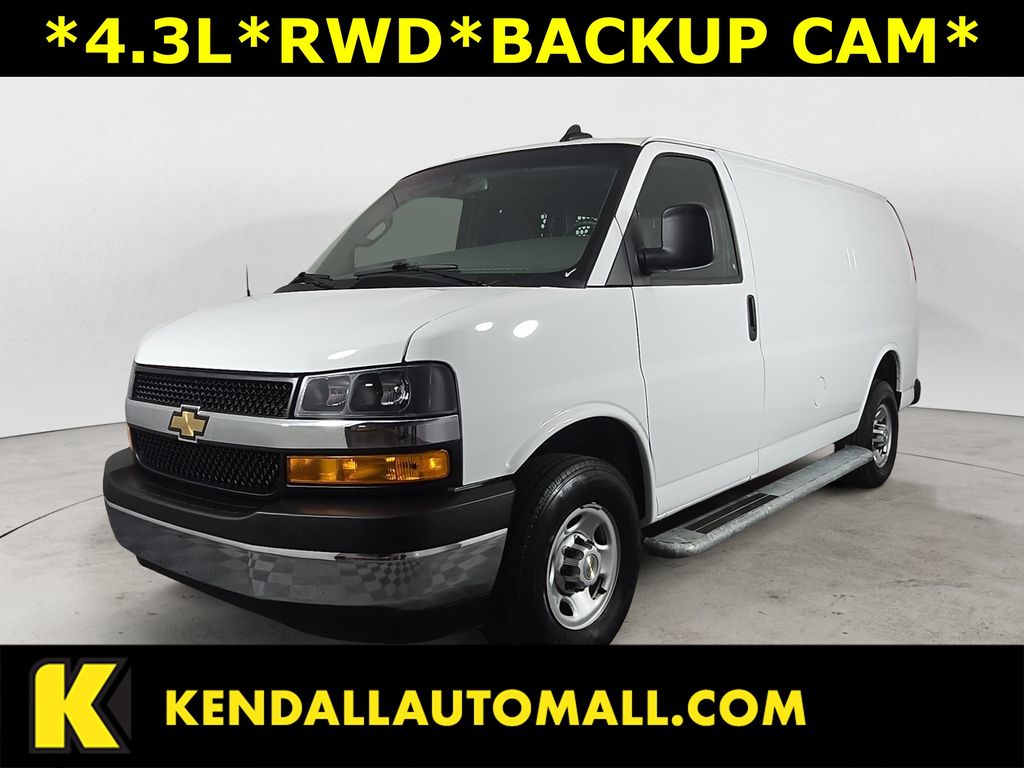 Summit White 2024 Chevrolet Express Cargo Van Rear-Wheel Drive 8-Speed Automatic Overdrive