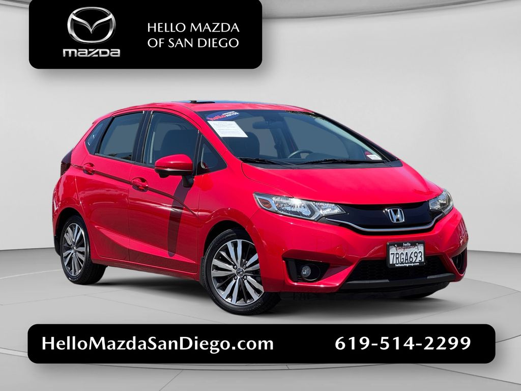 Milano Red 2016 Honda Fit Hatchback Front-Wheel Drive Continuously Variable Transmission