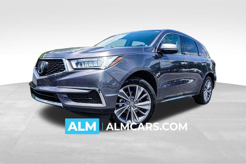 Gray (Modern Steel Metallic) 2018 Acura MDX SUV / Crossover Front-Wheel Drive 9-Speed Automatic