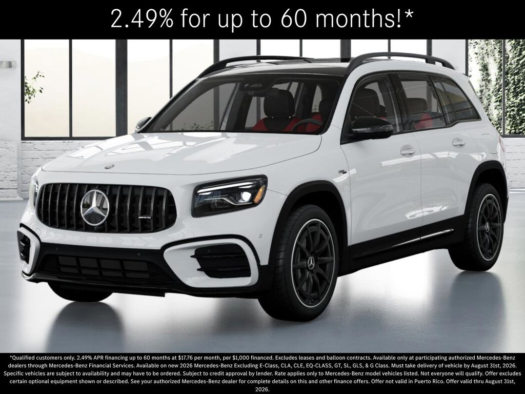 Polar White 2026 Mercedes-Benz GLB SUV / Crossover All-Wheel Drive 8-Speed Automatic