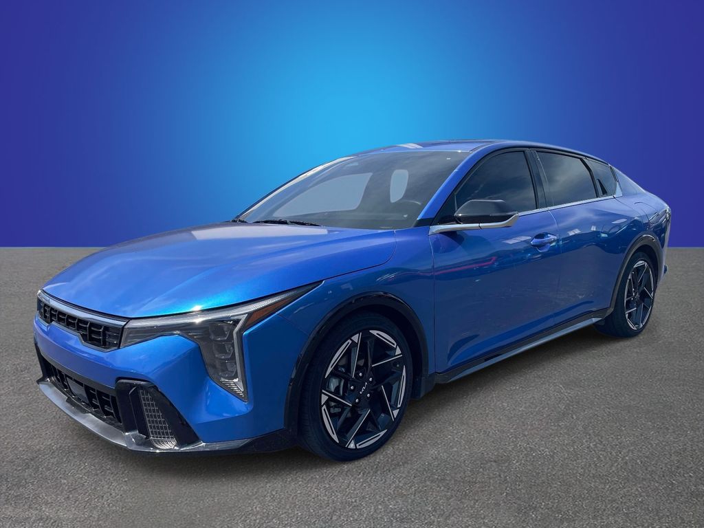 Wave Blue 2025 Kia K4 GT-Line FWD Sedan Front-Wheel Drive Continuously Variable Transmission