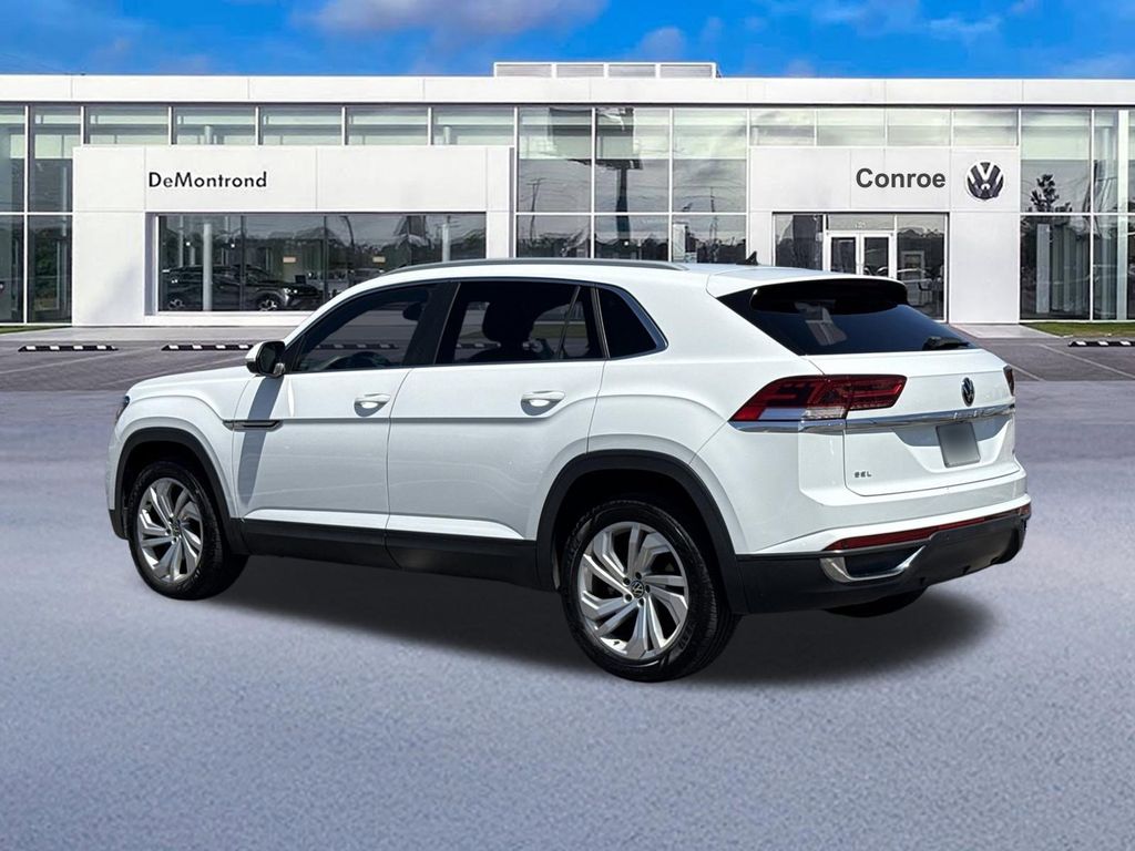 2020 Volkswagen Atlas Cross Sport 2.0T SEL White at DeMontrond Auto Country