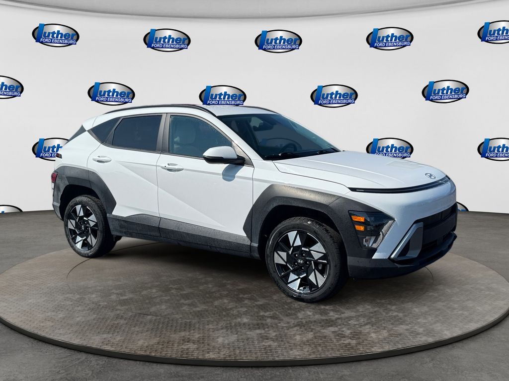 2025 Hyundai Kona SEL White at Luther Ford