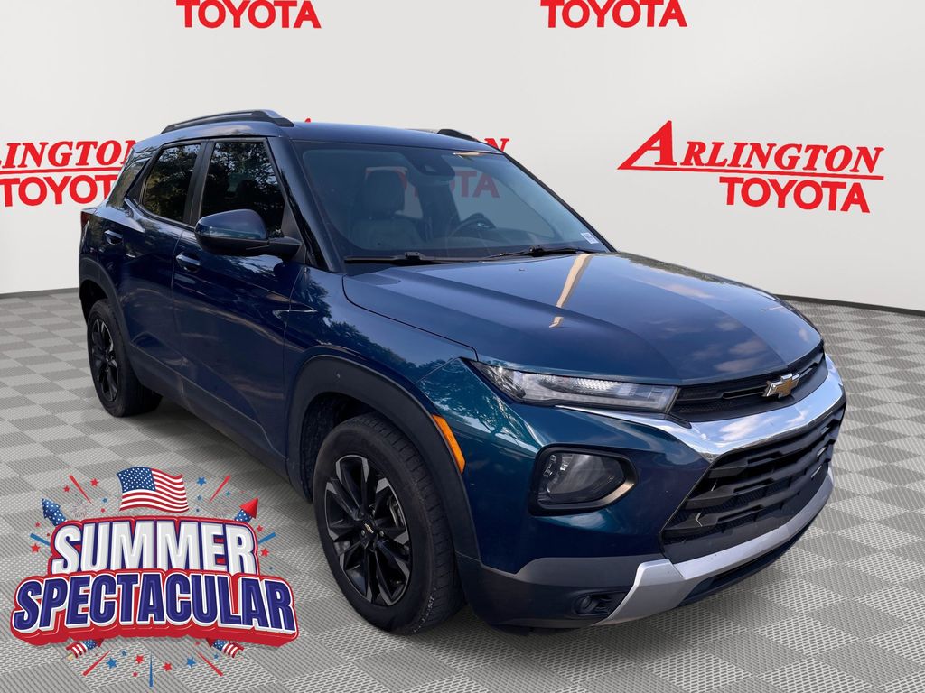 Pacific Blue Metallic 2021 Chevrolet Trailblazer SUV / Crossover Front-Wheel Drive Continuously Variable Transmission