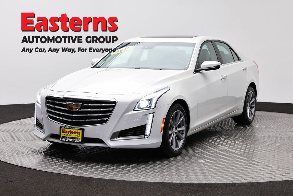 Crystal White Tricoat 2018 Cadillac CTS Sedan All-Wheel Drive 8-Speed Automatic
