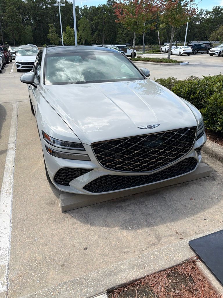 Vatna Gray 2026 Genesis G80 Sedan All-Wheel Drive 8-Speed Automatic