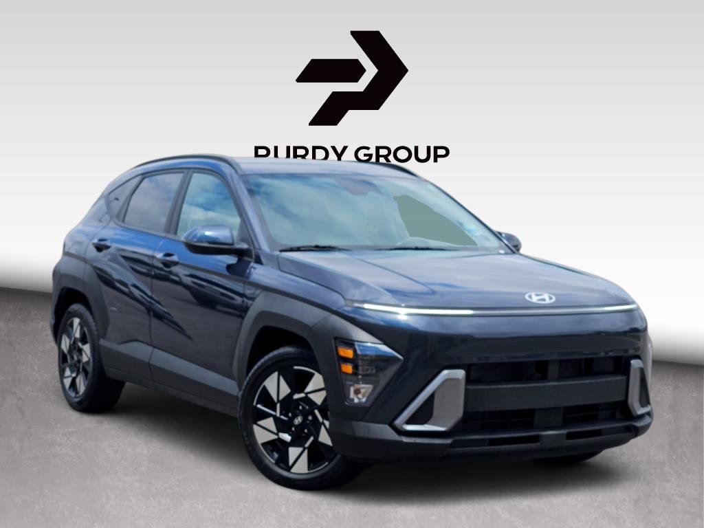 Denim Blue Pearl 2024 Hyundai Kona SUV / Crossover Front-Wheel Drive Continuously Variable Transmission